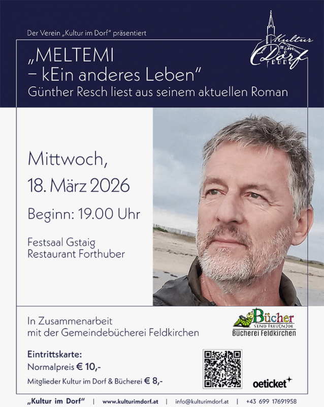 Einladung zur Lesung von Günther Resch